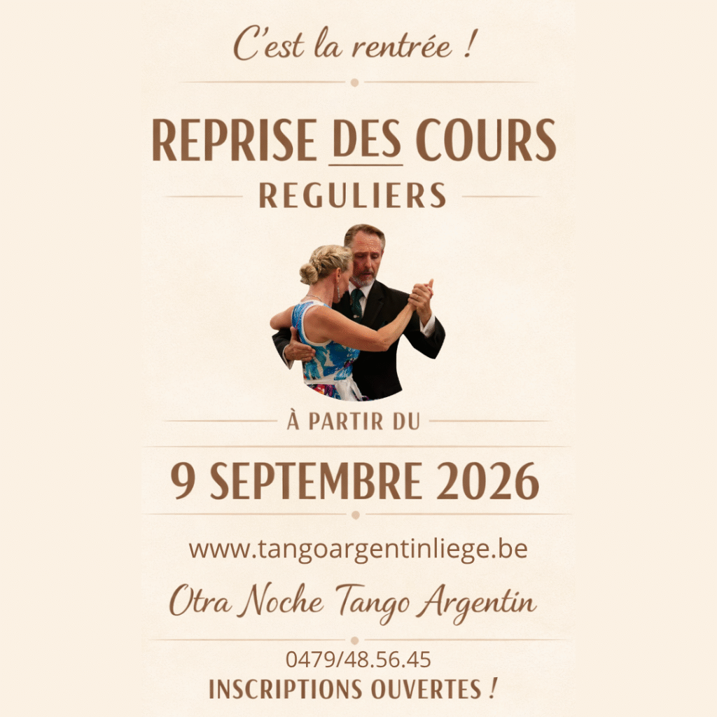 cours de tango liege flémalle